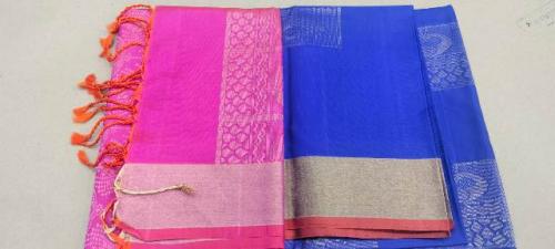 SOFT SILK SAREE WITH BLOUSE
